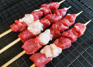 鲜羊肉串