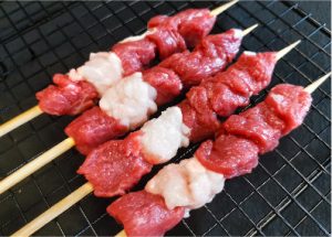 鲜羊肉串